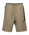 Hugo Boss Drawstring Lacing Shorts In Brown