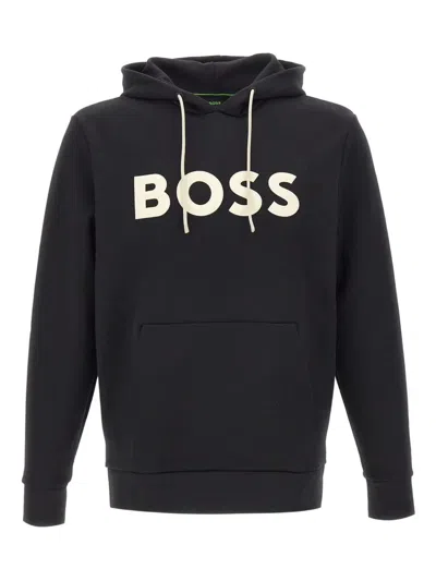 HUGO BOSS DRAWSTRING LOGO HOODIE