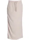 Hugo Boss Drawstring Maxi Skirt In Neutrals