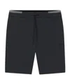 Hugo Boss Shorts With Stripe Details In Black