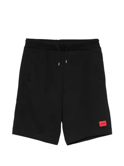 Hugo Boss Drawstring Shorts In Black