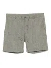 Hugo Boss Drawstring Shorts In Green