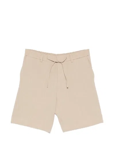 Hugo Boss Drawstring Shorts In Neutral