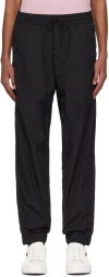 Hugo Boss Black Taffeta Sweatpants In Black