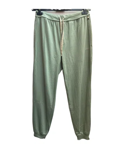 Hugo Boss Drawstring Sweatpants In Green