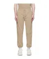 Hugo Boss Drawstring Sweatpants In Nude