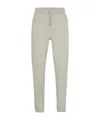 Shop Hugo Boss Cotton Track Pants In Nude