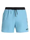 Hugo Boss Drawstring Swim Shorts In Multi