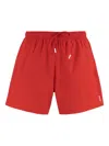 Hugo Boss Boss Nylon Swim Shorts In Red