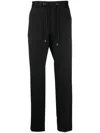 Hugo Boss Drawstring Tailored Trousers In Black