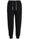 Hugo Boss Tracksuit Bottoms With Signature-stripe Cords In Black