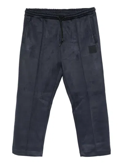 Hugo Boss Drawstring Track Pants In Blue