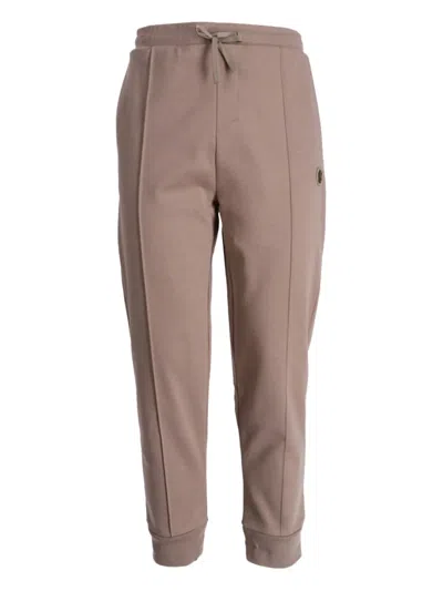 Hugo Boss Drawstring Track Pants In Brown
