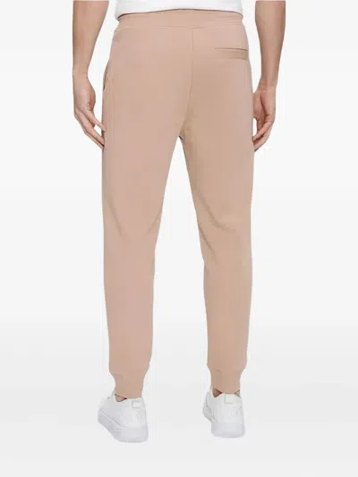 Hugo Boss Drawstring Track Pants In Neutral