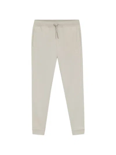 Hugo Boss Drawstring Track Pants In Neutral