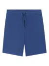 Hugo Boss Drawstring Track Shorts In Blue