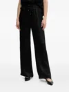 Hugo Boss Drawstring Trousers In Black