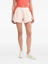 Hugo Boss Drawstring-waist Mini Shorts In Pink