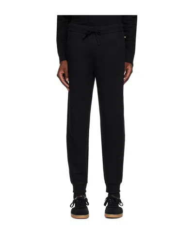 Hugo Boss Drawstring Waist Sweatpants In Black