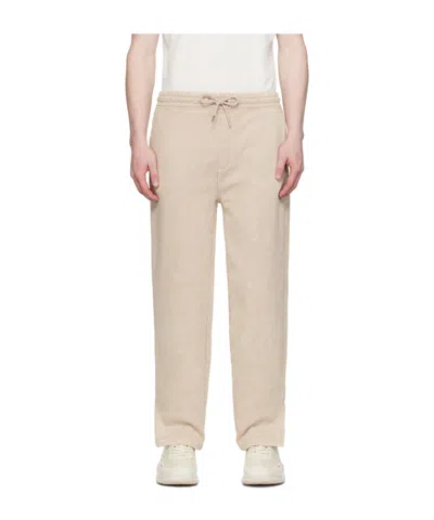 Hugo Boss Drawstring Waist Sweatpants In Nude