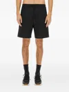 Hugo Boss Performance-stretch Seersucker Shorts With Drawstring Waist