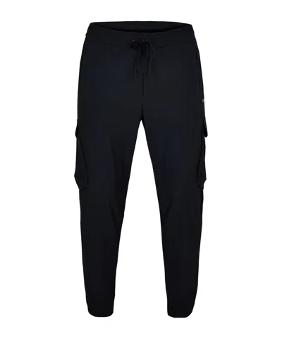 Hugo Boss Drawstringwaist Cargo Joggers In Black
