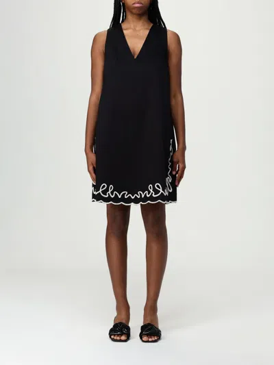 HUGO BOSS DRESS BOSS WOMAN COLOR BLACK,426809002