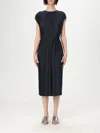Hugo Boss Dress Boss Woman Color Blue In Blue