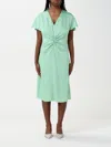 Hugo Boss Dress Boss Woman Color Mint In Mint