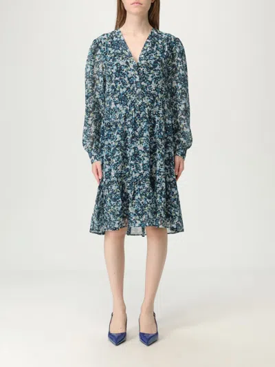 Hugo Boss Kleider Boss Damen Farbe Bunt In Blue
