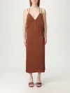 Hugo Boss Kleider Boss Damen Farbe Rostbraun In Brown