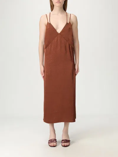 Hugo Boss Kleider Boss Damen Farbe Rostbraun In Brown