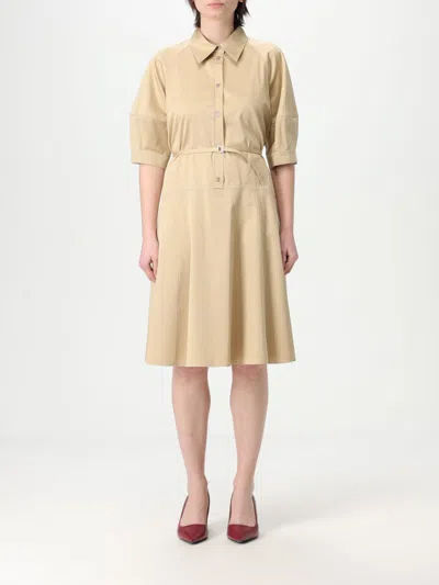 Hugo Boss Dress Boss Woman Color Sand