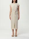 Hugo Boss Kleider Boss Damen Farbe Sand In Gray