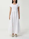 Hugo Boss Kleider Boss Damen Farbe Weiss In White