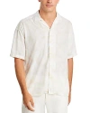 Hugo Boss Lars Cotton Boxy Shirt In Open White