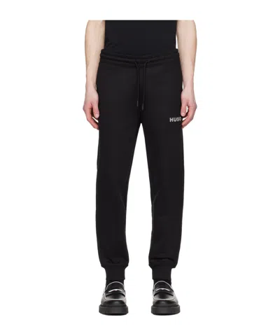 Hugo Boss Drochers Cotton Track Pants In Black