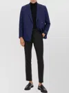 Hugo Boss Dual-breasted Blazer Buttoned Cuffs In Blue