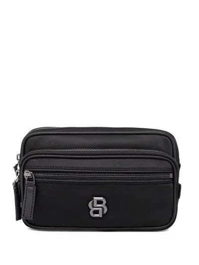 Hugo Boss Dual-compartment Zippered Crossbody Bag
