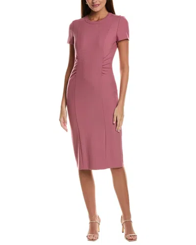 Hugo Boss Dufeva Sheath Dress In Pink