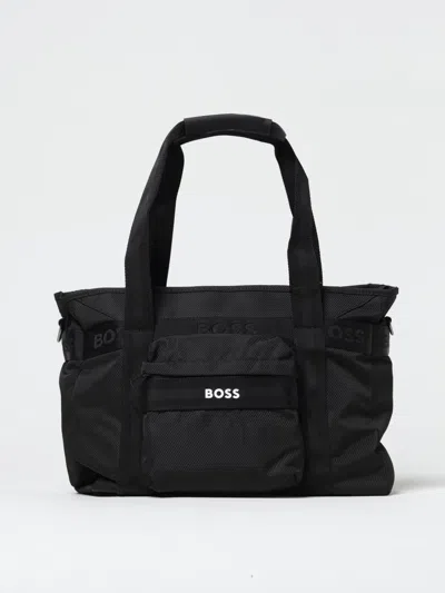 Hugo Boss Duffel Bag Kids Boss In Brown