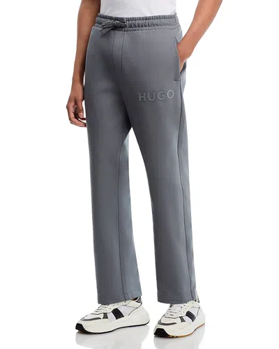 Hugo Boss Dumrulo Sweat Pants In Open Grey