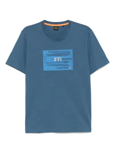 Hugo Boss Dune T-shirt In Blue