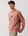 Hugo Boss Durungu Mens Crew Neck Sweatshirt In Pink