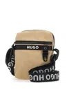 Hugo Boss Dusky Messenger Bag In Neutrals