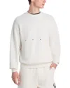 Hugo Boss Cotton-terry Sweatshirt With Logo Artwork In Multi