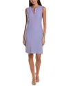 Hugo Boss Duwa Shift Dress In Blue