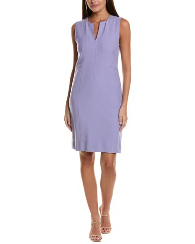 Hugo Boss Duwa Shift Dress In Blue