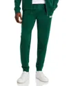 Hugo Boss Ease Cotton Logo Print Joggers Regular Fit In Open Green