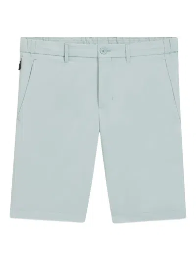 Hugo Boss Easy-iron Shorts Mit Knöpfen In Blue